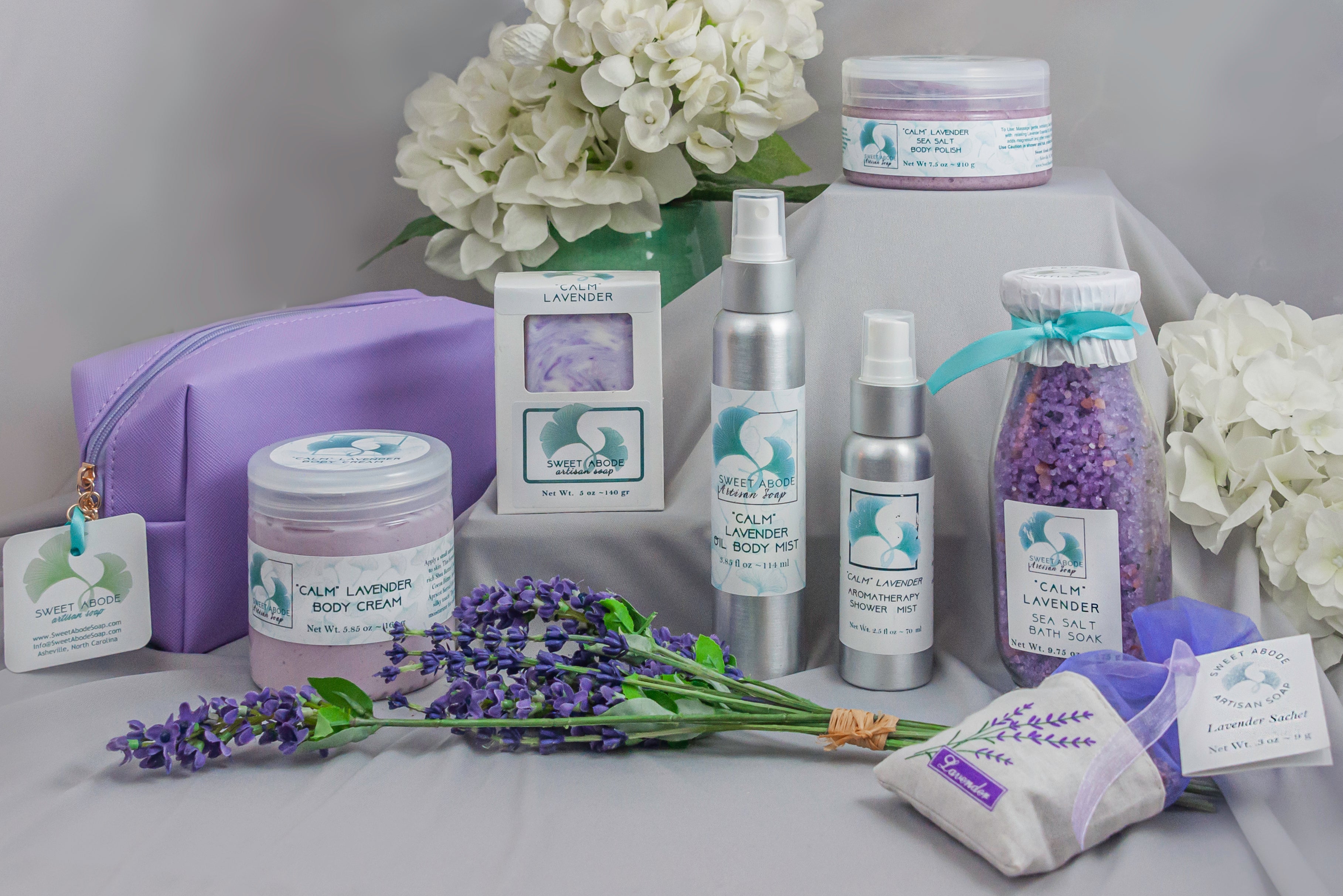 Calm Lavender Soap & Bath Products - Handmade Natural - Sweet Calm Lavender Soap & Bath Products - Handmade Natural - Sweet