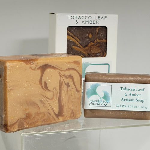 Tobacco Leaf & Amber Artisan Soap