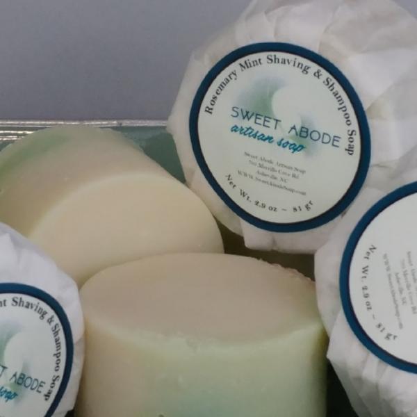 Shower, Shampoo & Shaving Bar