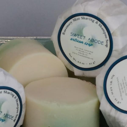 Shower, Shampoo & Shaving Bar