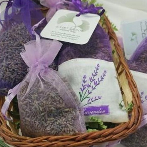 Lavender Sachet Gift  Basket