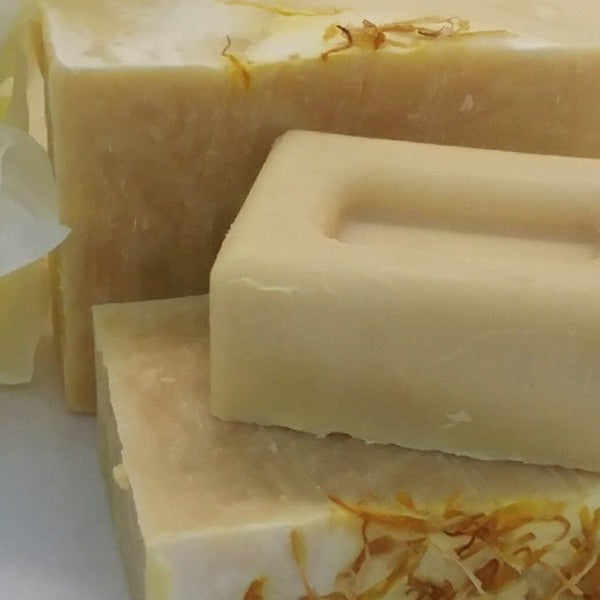 Bliss Citrus Artisan Soap infused with Calendula and Chamomile